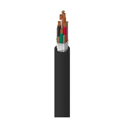 Belden 8455 010U1000 | Portable Cordage, 5 C #20+18 Str TC, EPDM Ins, Rubber Jkt, UL AWM 4256