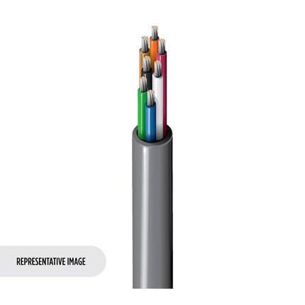 Belden 8469 0605000 | Electronic, 9 C #18 Str TC, PVC Ins, PVC Jkt, CMG