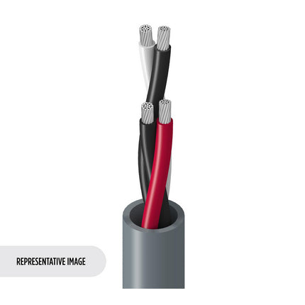 Belden 9156 0605000 | Electronic, 2 Pr #18 Str TC, PVC Ins, PVC Jkt, CMG