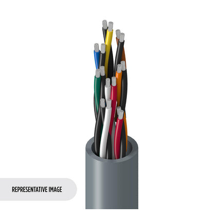 Belden 9161 0601000 | Electronic, 8 Pr #18 Str TC, PVC Ins, PVC Jkt, CMG