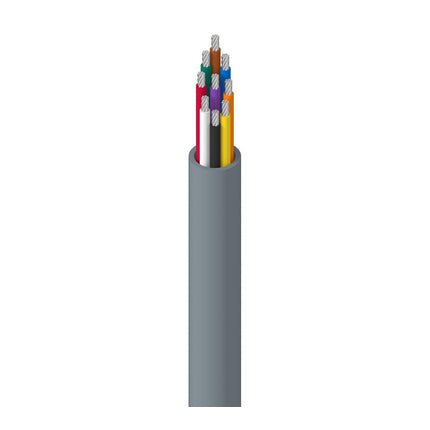 Belden 9455 0601000 | Electronic, 9 C #20 Str TC, PVC Ins, PVC Jkt, CMG