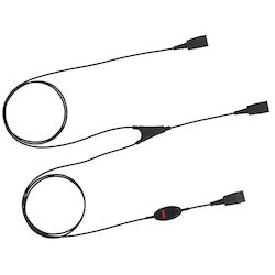 Jabra 8800-02-01 | Jabra Supervisor Cord With Mute- 2xqd, 1 Live-1 W. Mute But.