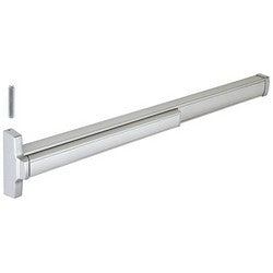 Jackson Industries Pty Ltd 31-2086-L-4-7-628 | Panic Exit Device, Top Bolt, Push Pad, Concealed Vertical Rod, Left Hand Reverse Bevel, 48" Width Door, Aluminum, Satin Aluminum
