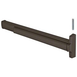 Jackson Industries Pty Ltd 31-2086-R-3-7-313 | Panic Exit Device, Top Bolt, Push Pad, Concealed Vertical Rod, Right Hand Reverse Bevel, 36" Width Door, Aluminum, Dark Bronze Finish