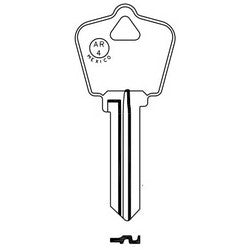 Jma Usa ARR-5DE BR 2 | Door Key Blank, Ar4, Brass, For Arrow