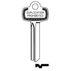 Jma Usa BES-5DS NS 6 | Door Key Blank, Best, 1A1E1, Nickel Silver