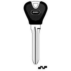 Jma Usa FO-12.P NP 10 | Car Key Blank, H70P, Plastic Head, Brass, Nickel Plated, For Ford