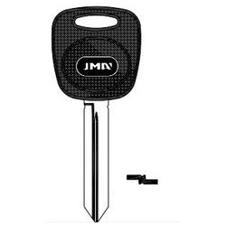 Jma Usa FO-30D.P1 NP 9 | Car Key Blank, H78P, Plastic Head, Brass, Nickel Plated, For Ford