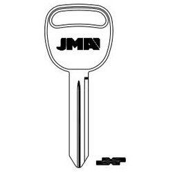Jma Usa GM-39 NP 4 | Car Key Blank, B102, Brass, Nickel Plated, For General Motors