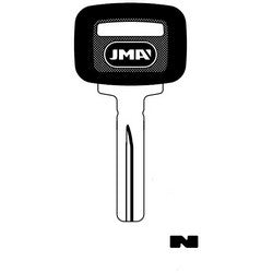 Jma Usa NE-41.P NP 16 | Car Key Blank, S67Nnp, Brass, Nickel Plated, For Volvo
