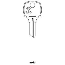 Jma Usa NTC-7DE BR 1 | Door Key Blank, Ro7, Brass, For National Cabinet