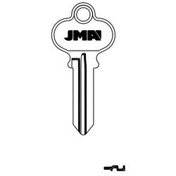 Jma Usa SEG-1D NP 3 | Door Key Blank, Se1, Brass, Nickel Plated, For Segal
