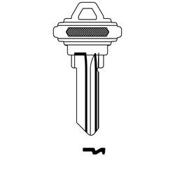 Jma Usa SLG-3S NS 7 | Door Key Blank, Sc1, Nickel Silver, For Schlage