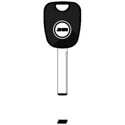 Jma Usa TP00BM-6.P NP 17 | Car Key Blank, Chipless, Transponder, Brass, Nickel Plated, For Bmw