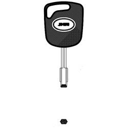 Jma Usa TP00FO-6.P NS 17 | Car Key Blank, Chipless, Transponder, Brass, Nickel Plated, For Ford
