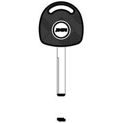 Jma Usa TP00GM-49D.P NP 17 | Car Key Blank, Chipless, Transponder, Brass, Nickel Plated, For General Motors