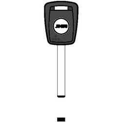 Jma Usa TP00OP-11.P2 NS 17 | Car Key Blank, Chipless, Transponder, Brass, Nickel Plated, For Chevrolet