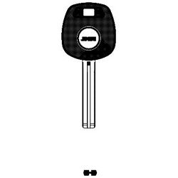 Jma Usa TP00TOYO-36.P NP 17 | Car Key Blank, Chipless, Transponder, Brass, Nickel Plated, For Lexus