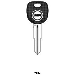 Jma Usa TP12DAE-4D.P2 NP 21 | Car Key Blank, Transponder, B114Rpt, Brass, Nickel Plated, For Buick/Cadillac/Chevrolet/Pontiac/Saturn