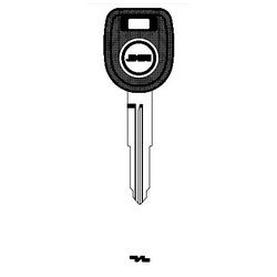 Jma Usa TP26MIT-8D.P2 NP 22 | Car Key Blank, Transponder, Mit14Pt, Brass, Nickel Plated, For Mitsubishi