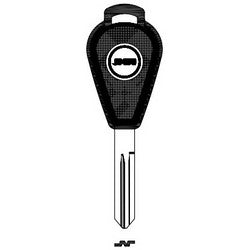 Jma Usa TP28SUB-3.P2 NP 21 | Car Key Blank, Transponder, Sub4Pt, Brass, Nickel Plated, For Subaru