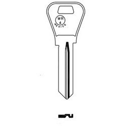 Jma Usa WEI-2E BR 2 | Door Key Blank, Wr4, Brass, For Weiser