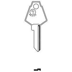 Jma Usa XL-1E BR 1 | Door Key Blank, Xl7, Brass, For Xl Letter Box