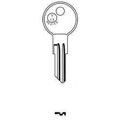 Jma Usa YA-44E BR 1 | Door Key Blank, Y13, Brass, For Yale