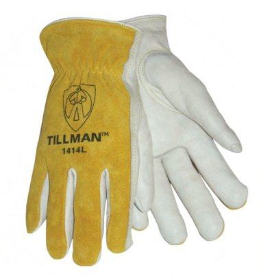 John Tillman 1414M | Grain Split Cowhide Leather Drivers Gloves Medium
