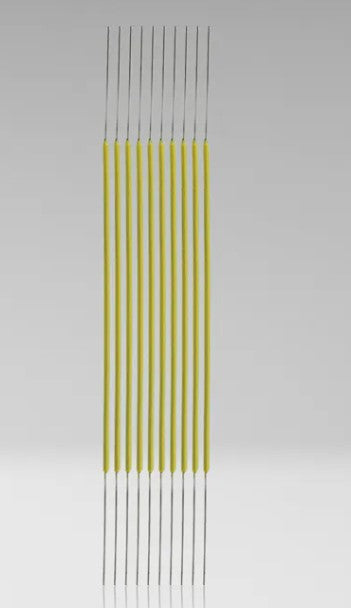 Jonard 30-Y-50-050 | 30 AWG Kynar® Wire Pre-Cut, Yellow, 5" (Pack of 50)