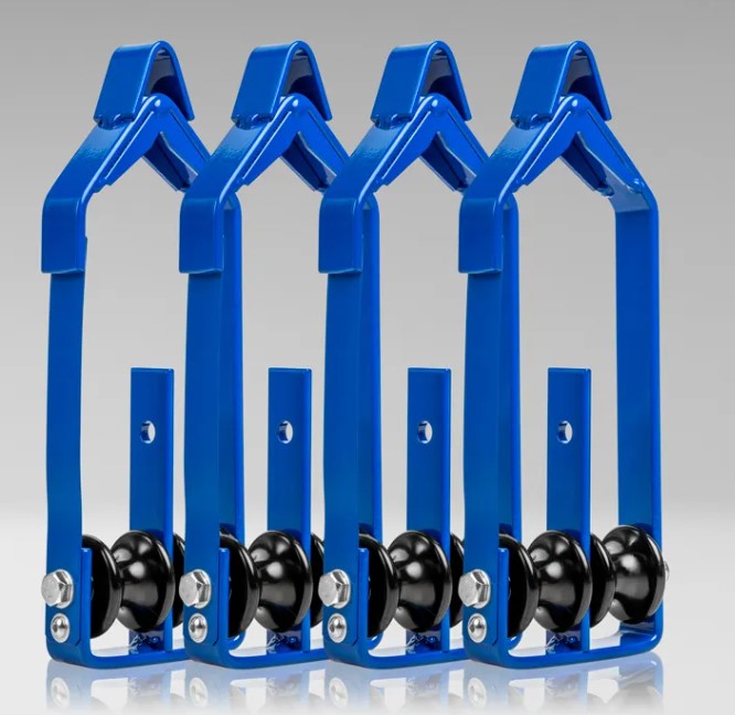 Jonard CR-210/4 | Dual Cable Roller for Cables up to 1" Diameter (Pack of 4)