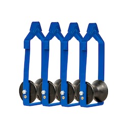 Jonard CR-300/4 | Cable Roller for Cables up to 3" Diameter (Pack of 4)