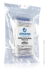 Jonard CWR-125 | Rounded Cotton Swabs, Pack of 125