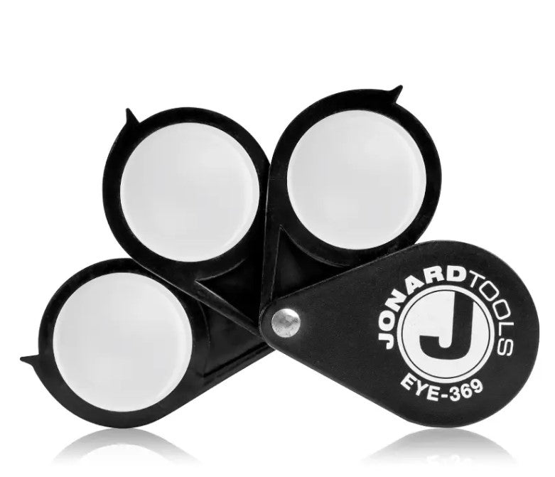 Jonard EYE-369 | Fiber Optic Eyeloop, X3, X6, X9 Magnification