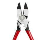 Jonard JIC-685 | Lineman's Pliers with Fish Tape Puller & Crimper