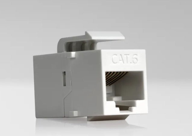 Jonard K-6EC/5 | CAT6 Keystone Ethernet Wall Coupler, 5 pack