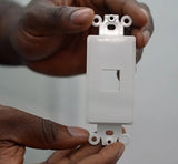 Jonard K-M1/3 | Single Gang Screw-in Keystone Mount, 3 Pack