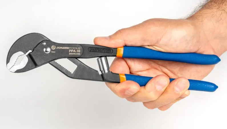 Jonard PPA-10 | Pump Pliers with Automatic Adjustment, 10"