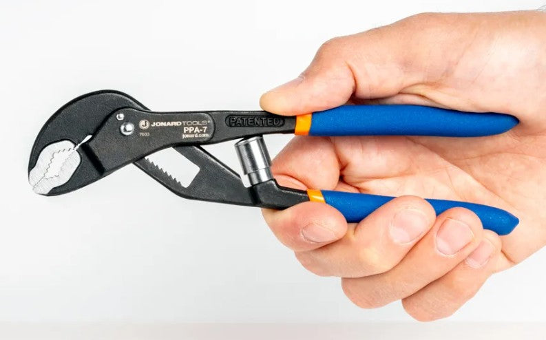 Jonard PPA-7 | Pump Pliers with Automatic Adjustment, 7"