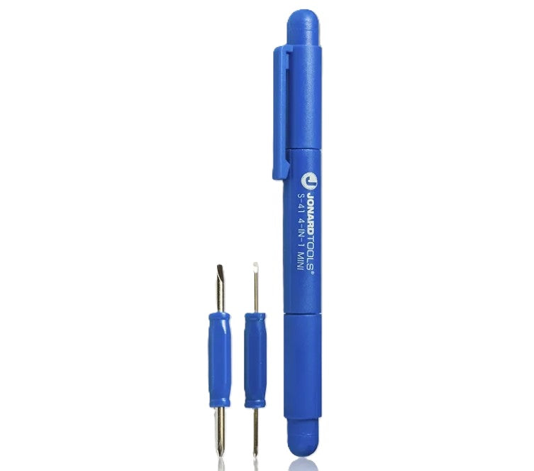 Jonard S-41/10 | 4-in-1 Mini All-Purpose Screwdriver (Pack of 10)