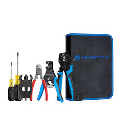 Jonard SPK-100 | Solar Panel MC3 & MC4 Crimping Tool Kit w/ Insulated Screwdrivers