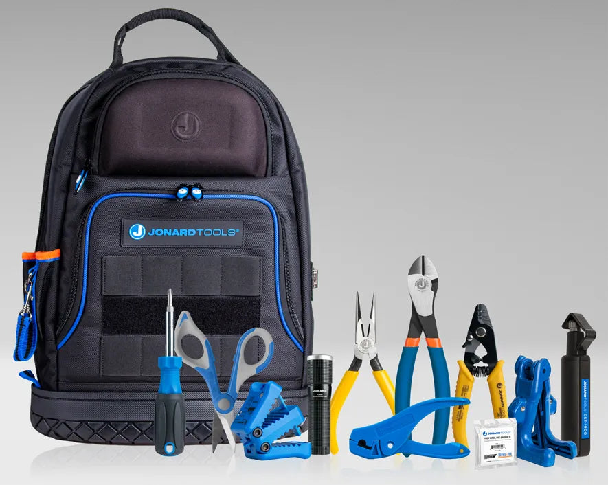 Jonard TK-121B | Backpack Fiber Prep Kit+