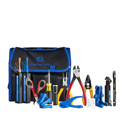 Jonard TK-161 | Fiber Prep Kit with Connector Cleaners, Visual Fault Locator+