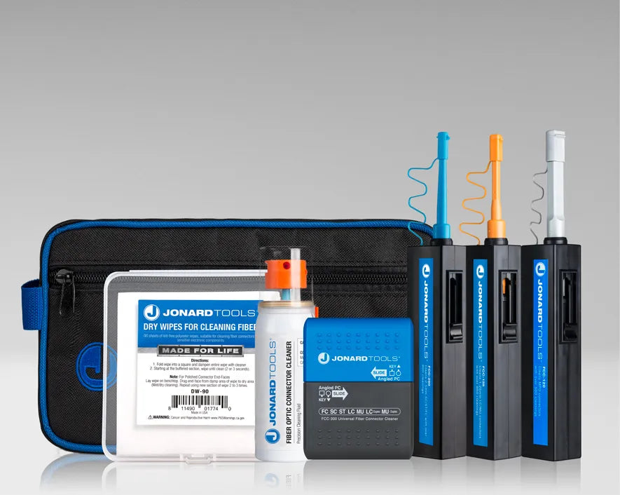 Jonard TK-287 | Fiber Optic Cleaning Kit+