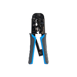 Jonard UC-4569 | 6-in-1 Crimping Tool, RJ45 Pass-through & RJ11/12 Modular