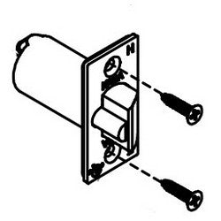 Kaba 201144-26D-01 | Mechanical Lock Latch, Beveled Front, Fire Rated, 3/4" Floating Face, 2-3/4" Backset, Satin Chrome