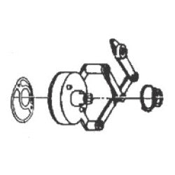 Kaba 201430-000-01 | Mechanical Lock Clutch Sub-Assembly, for 1000 Series Mechanical Lock