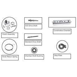 Kaba 203035-000-01 | Mechanical Lock Service Kit, Includes Clutch Assembly, Standard/K/O Drive Shaft, Knob Return Spring, Combination Chamber