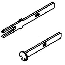 Kaba 64724-000-01 | Electronic Lock Tailpiece Kit, Best 6 and 7-Pin Cylindrical