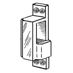 Kaba 74464-26D-01 | Mechanical Lock Cast Strike, Surface Mount, Satin Chrome with Spacer, for Metal Door Frame, 900 Series Mechanical Lock